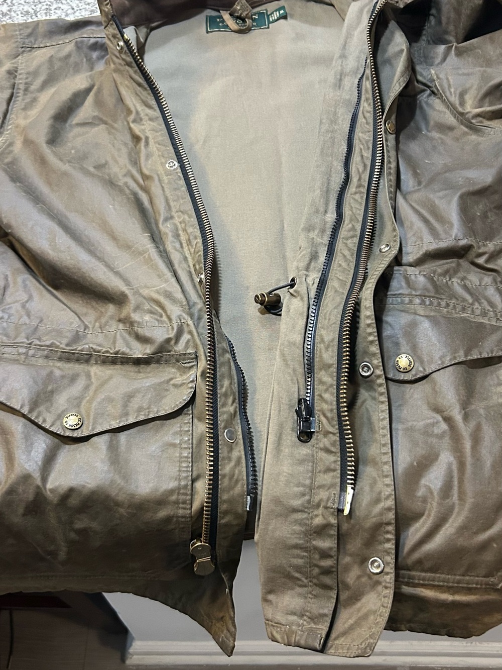 Filson waxed jacket